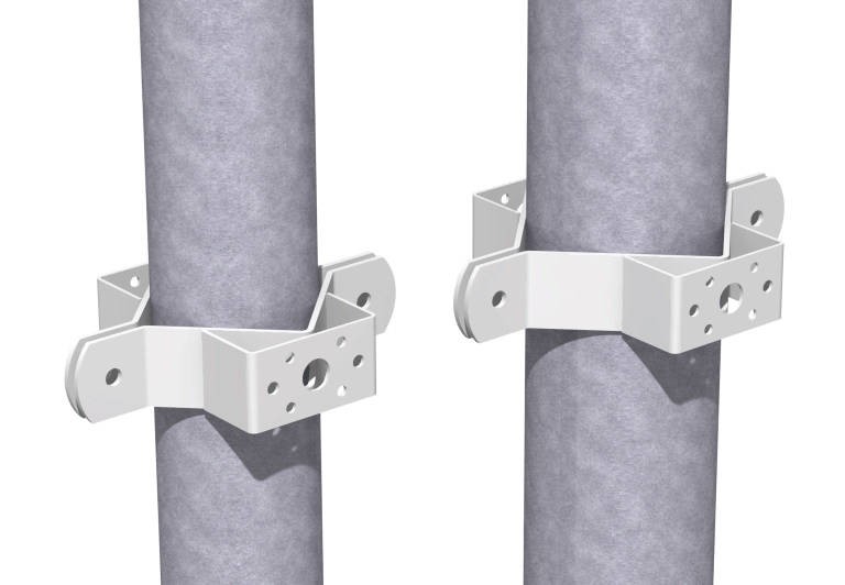 Кронштейн на круглый столб