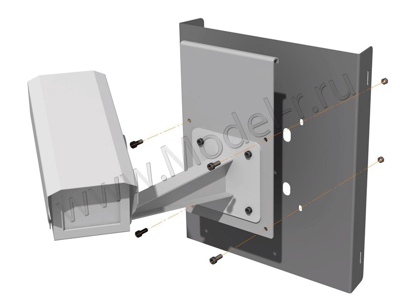 Кронштейн для оборудования на столб КРС-16