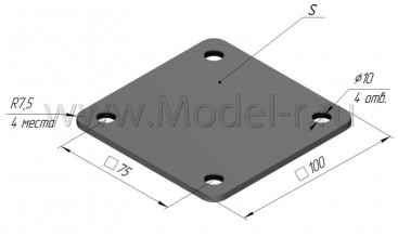 Фланцы стальные плоские приварные 100
