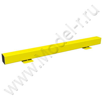 Колесоотбойник КО-01, профиль 100, длина 1500 (00К020)
