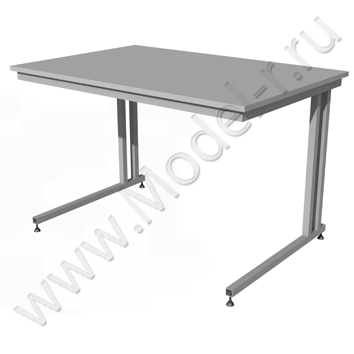 Стол металлический с деревянной столешницей СМ-07 1200x800 (01С091)