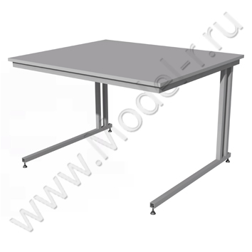 Стол металлический с деревянной столешницей СМ-07 1200x1000 (01С098)