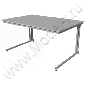 Стол металлический с деревянной столешницей СМ-07 1500x1000 (01С099)