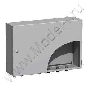 Щит с монтажной панелью ЩМП 600х400х150