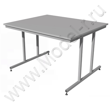 Стол металлический с деревянной столешницей СМ-06 1200x1000 (01С062)