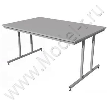 Стол металлический с деревянной столешницей СМ-06 1500x1000 (01С065)