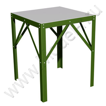 Стол металлический сборный СМ-01 600x600 (01С002)